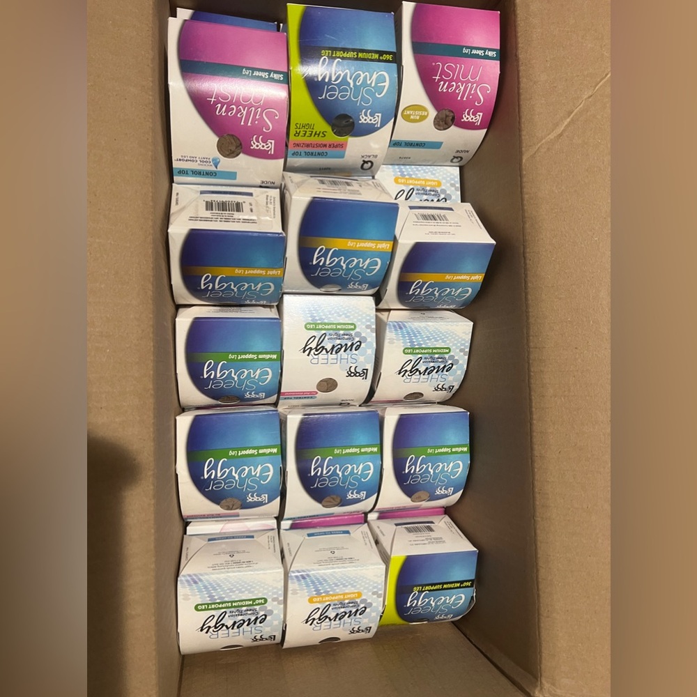 Leggs assorted Q size, 36 count